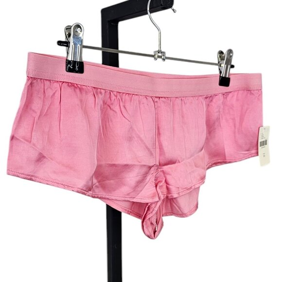 Anthropologie Womens Silky Micro Sleep Shorts Pink Size XS Pajamas Sleepwear - Picture 5 of 6